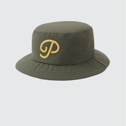 Public Drip パブリックドリップ Bucket Hat 帽子 Big P Olive オリーブ