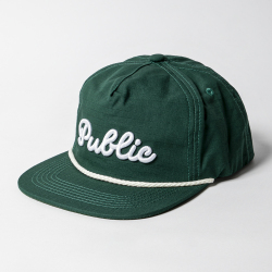 Public Drip Rope Hat Public Green