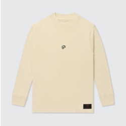 Public Drip パブリックドリップ Men's Long Sleeve Mock 長袖モックネック Cream クリーム