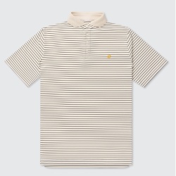 Public Drip パブリックドリップ Men's Athlete Polo ポロ Stripe Cream/Navy クリーム/ネイビー