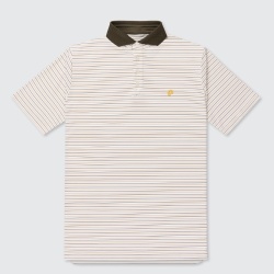 Public Drip パブリックドリップ Men's Athlete Polo ポロ Stripe White/Olive ホワイト/オリーブ