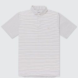 Public Drip パブリックドリップ Men's Performance Polo ポロ Pique ピケ White/Dark Grey ホワイト/ダークグレー