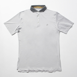 Public Drip Men's Polo Storm Grey