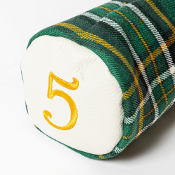 SEAMUS Fairway Wood Cover 5 Irish National White Leather