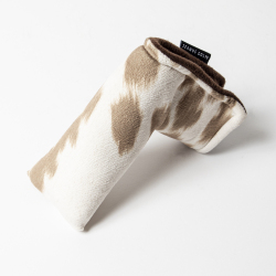 SEAMUS Blade Putter Cover Udder Madness Palomino/Brown Suede