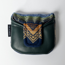 SEAMUS Mallet Putter Cover PENDLETON American Treasure/Green Leather