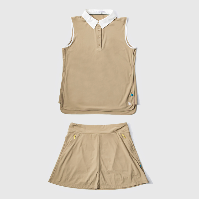 ポロシャツ ポロ Sleeveless Polo Shirt／ノースリーブポロシャツ レディース GILLES & LOEWS（ジル＆ロウズ） Women's（女性用） No Sleeve