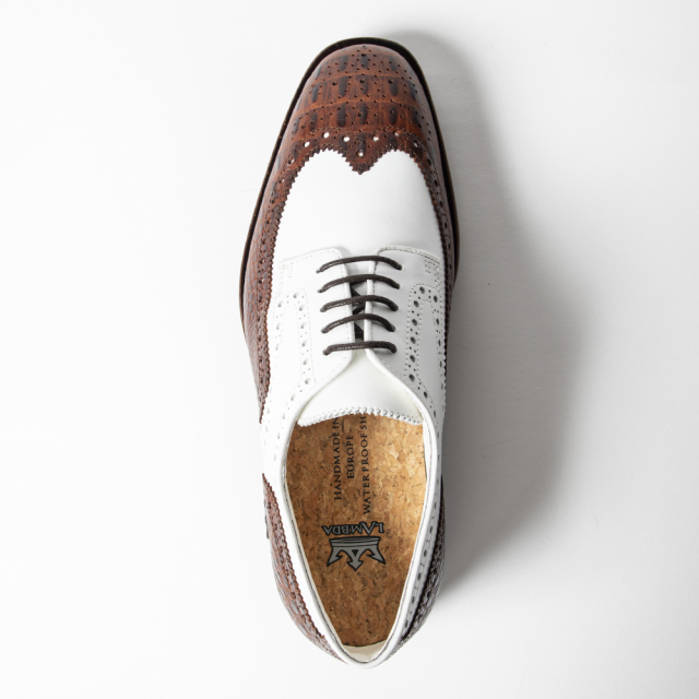 LAMBDA（ラムダ） Men's（メンズ）CROTONE（クロトーネ） White/Brown