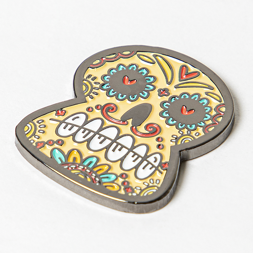 Matchstick Golf Ball Marker Sugar Skull Lanza