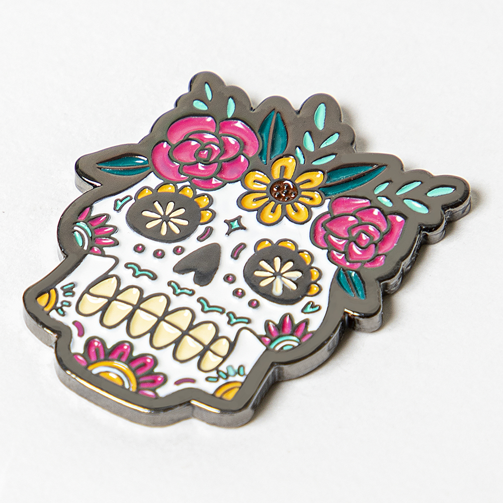 Matchstick Golf Ball Marker Sugar Skull Roberta