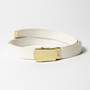 GILLES & LOEWS Unisex Belt Free Pueblo White