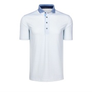 GREYSON Men's Polo 男性用半袖ポロ Icon Edge Arctic ホワイト