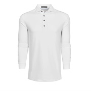 GREYSON Men's Long Sleeve Polo 男性用長袖袖ポロ Omaha Arctic ホワイト