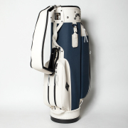 JONES RIDER Navy Ripstop ゴルフキャディバッグ 9インチ　軽量リップストップ素材 全体