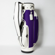JONES RIDER Purple ゴルフキャディバッグ 9インチ　軽量リップストップ素材 全体