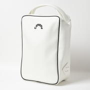 JONES クラシック シューズケース White メンズ用 耐久性PVC素材