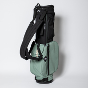 JONES Rover Stand Bag Black/Sage Leaf  ゴルフスタンドバッグ 8インチ 軽量リップストップ　全体　
