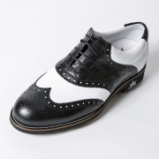 LAMBDA ラムダ Men's メンズ PAVIA パヴィア White/Black Crocodile ホワイト/ブラッククロコ