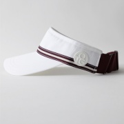 OTTGIPSA Sun Visor White/Burgundy Tape