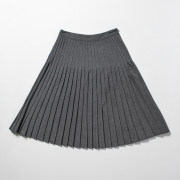 OTTGIPSA Women's Pleated Skirt Heather Grey