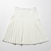 OTTGIPSA Women's Pleated Skirt Ivory