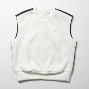 OTTGIPSA Women's Crew Vest Ivory/Navy