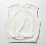 OTTGIPSA Women's Crew Vest Ivory/Oatmeal
