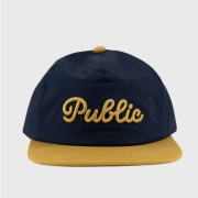 Public Drip パブリックドリップ Hat 帽子 Public Navy/Yellow