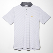 Public Drip パブリックドリップ Men's Athlete Polo ポロ Stripe Storm/White グレー/ホワイト