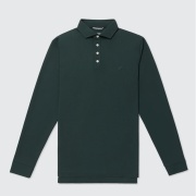 Public Drip メンズ ロングスリーブ ワッフルニット ポロ Pine Grove 正面画像
