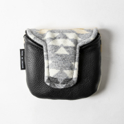 SEAMUS Mallet Putter Cover PENDLETON Rancho Arroyo Silver Black Leather