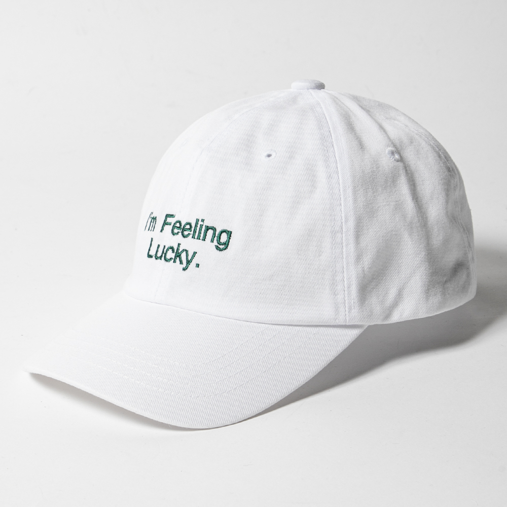 OTTGIPSA Cap I'm Feeling Lucky White