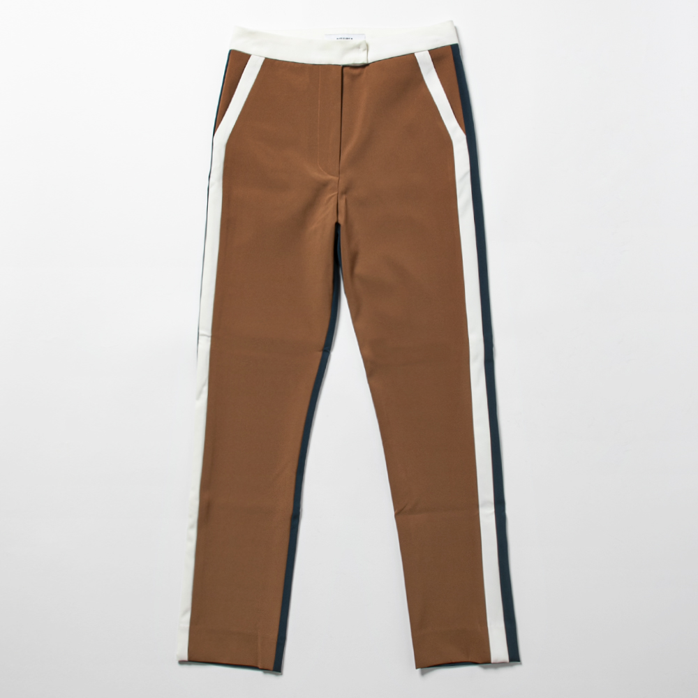 OTTGIPSA Women's Slim Line Pants Camel