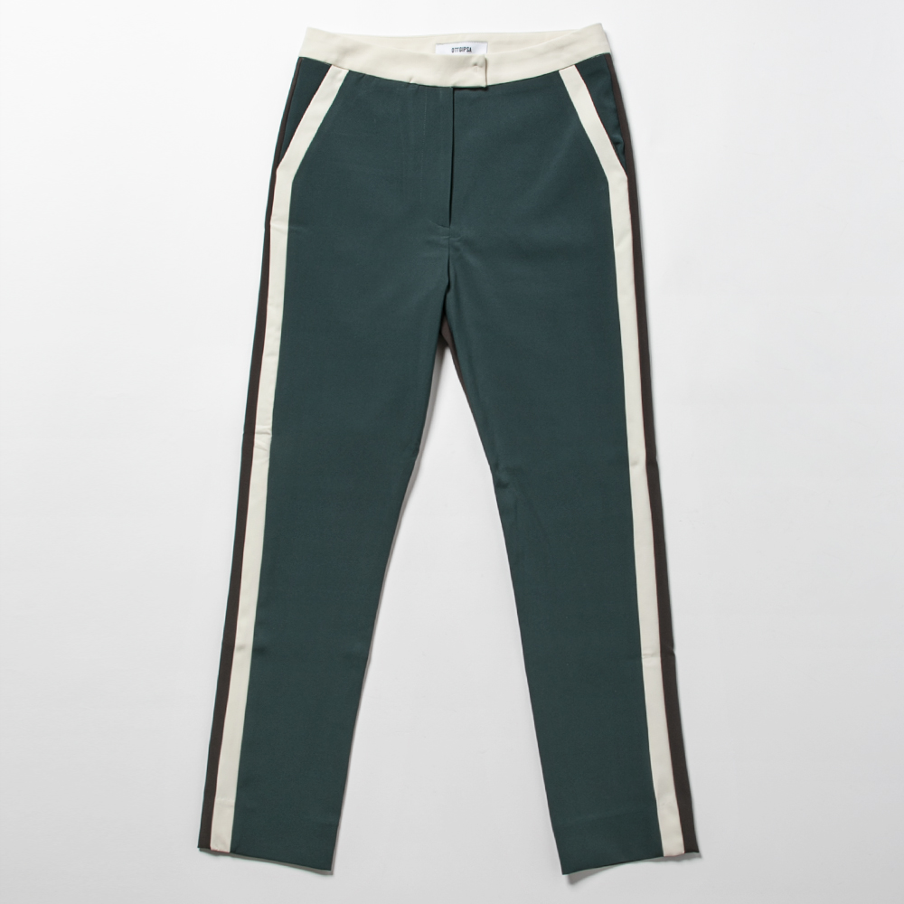 OTTGIPSA Women's Slim Line Pants Green