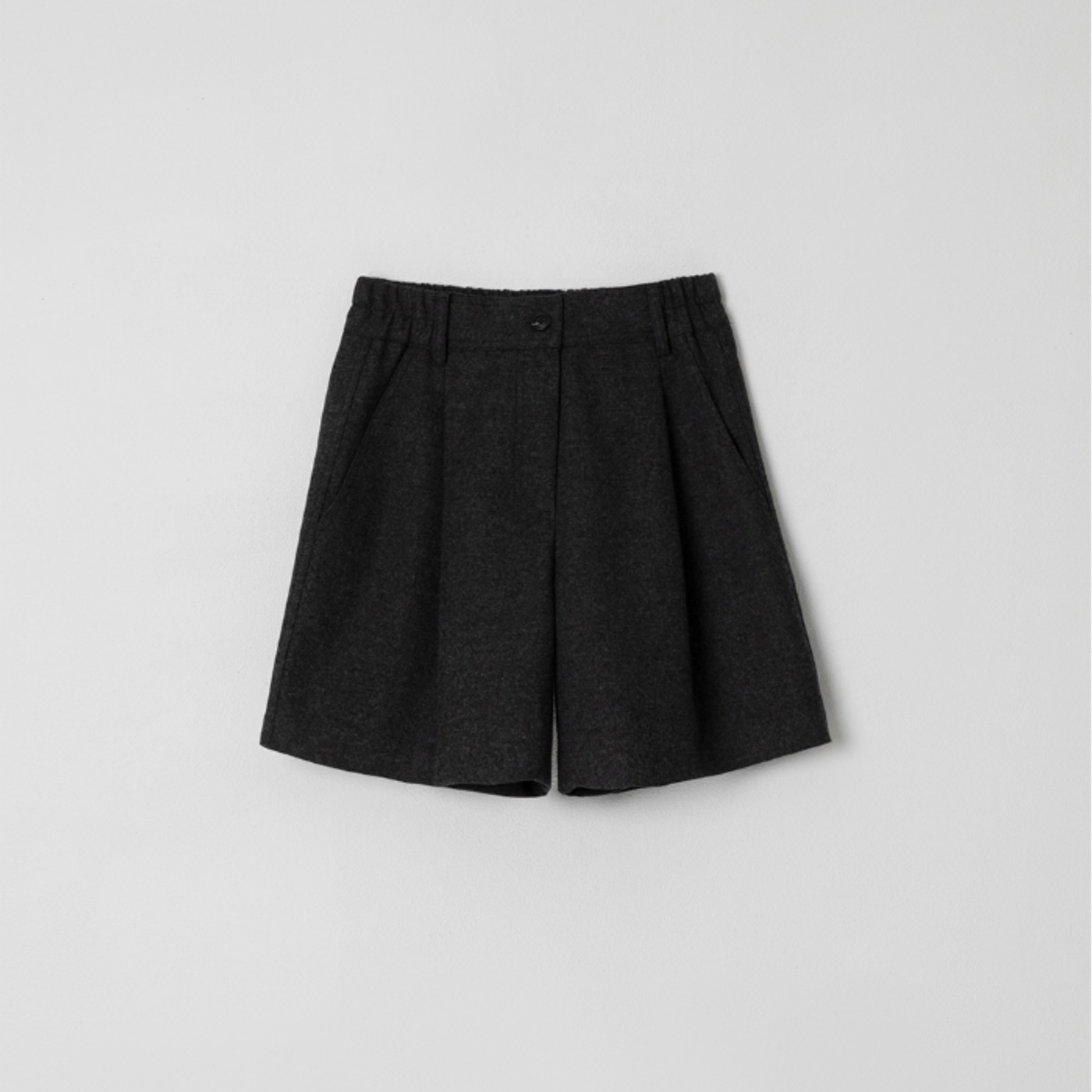 OTTGIPSA Women's Wool Shorts Charcoal