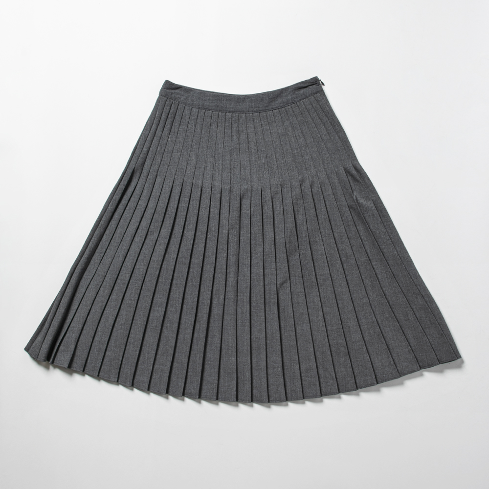 OTTGIPSA Women's Pleated Skirt Heather Grey