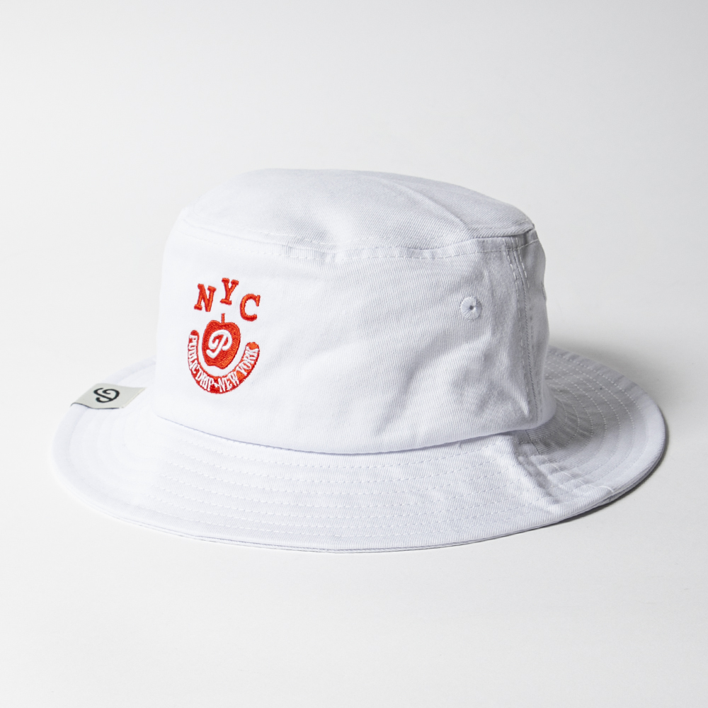 Public Drip パブリックドリップ Bucket Hat バケットハット NYC White ホワイト