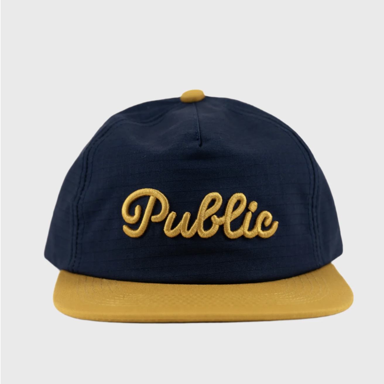 Public Drip パブリックドリップ Hat 帽子 Public Navy/Yellow