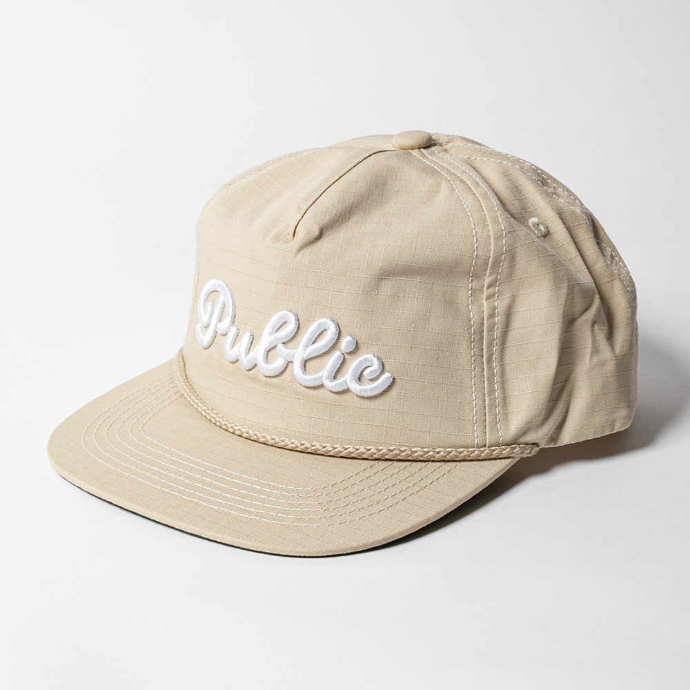 Public Drip パブリックドリップ Rope Hat ローブ帽子 Public Sand ベージュ