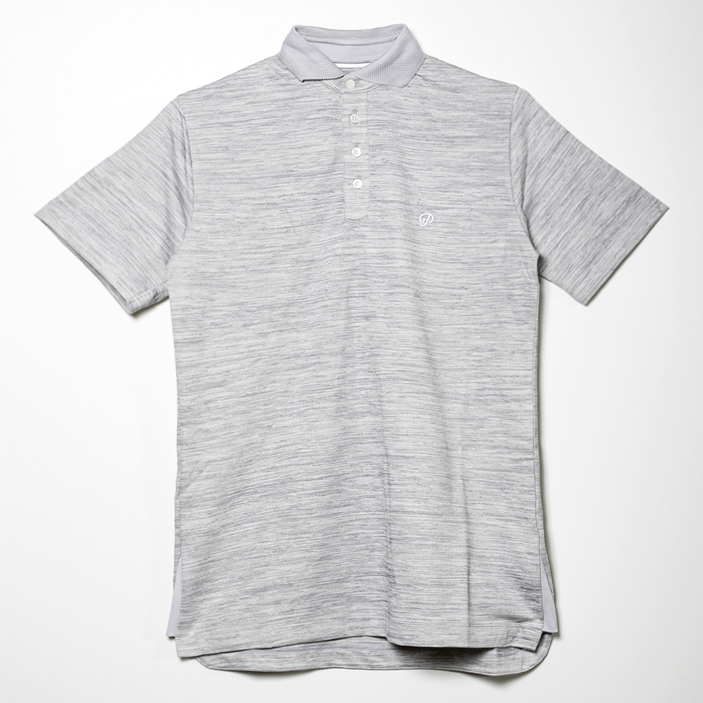 Public Drip パブリックドリップ Men's Athlete Polo ポロ Frequency Grey グレー