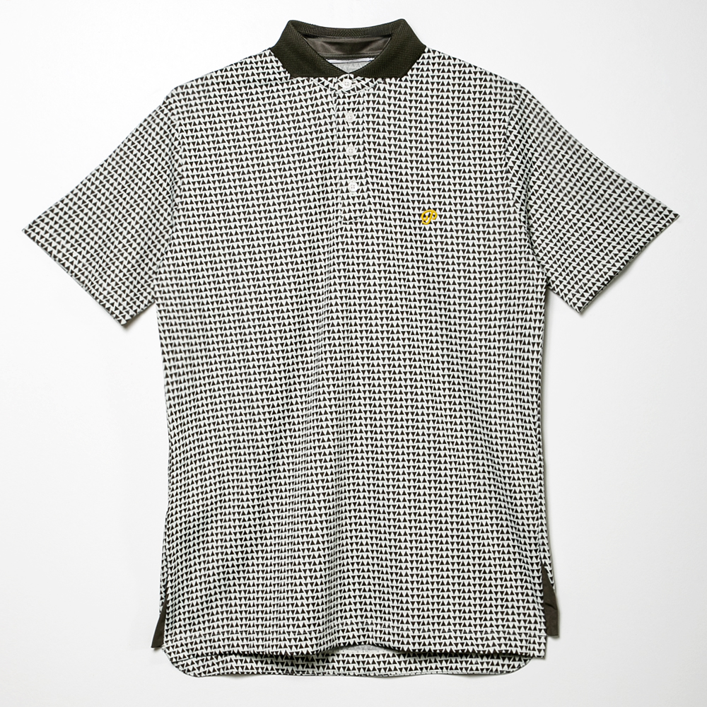 Public Drip パブリックドリップ Men's Athlete Polo ポロ UP & DOWN Olive オリーブ