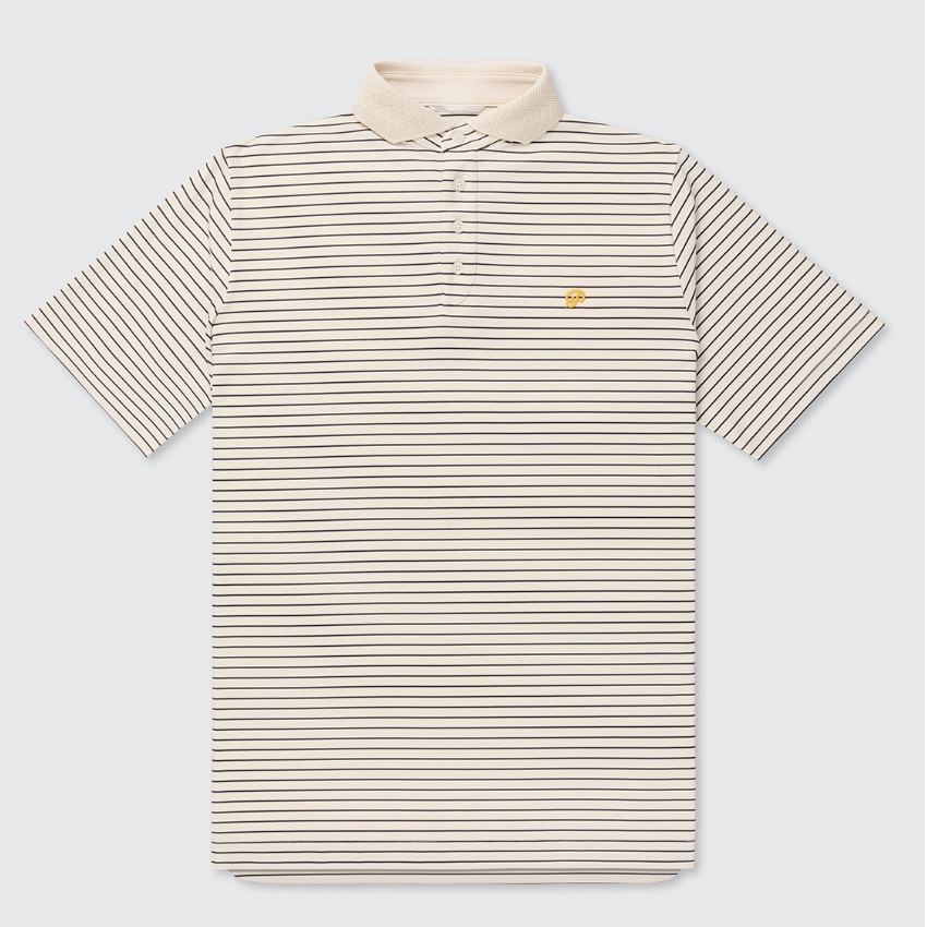 Public Drip パブリックドリップ Men's Athlete Polo ポロ Stripe Cream/Navy クリーム/ネイビー