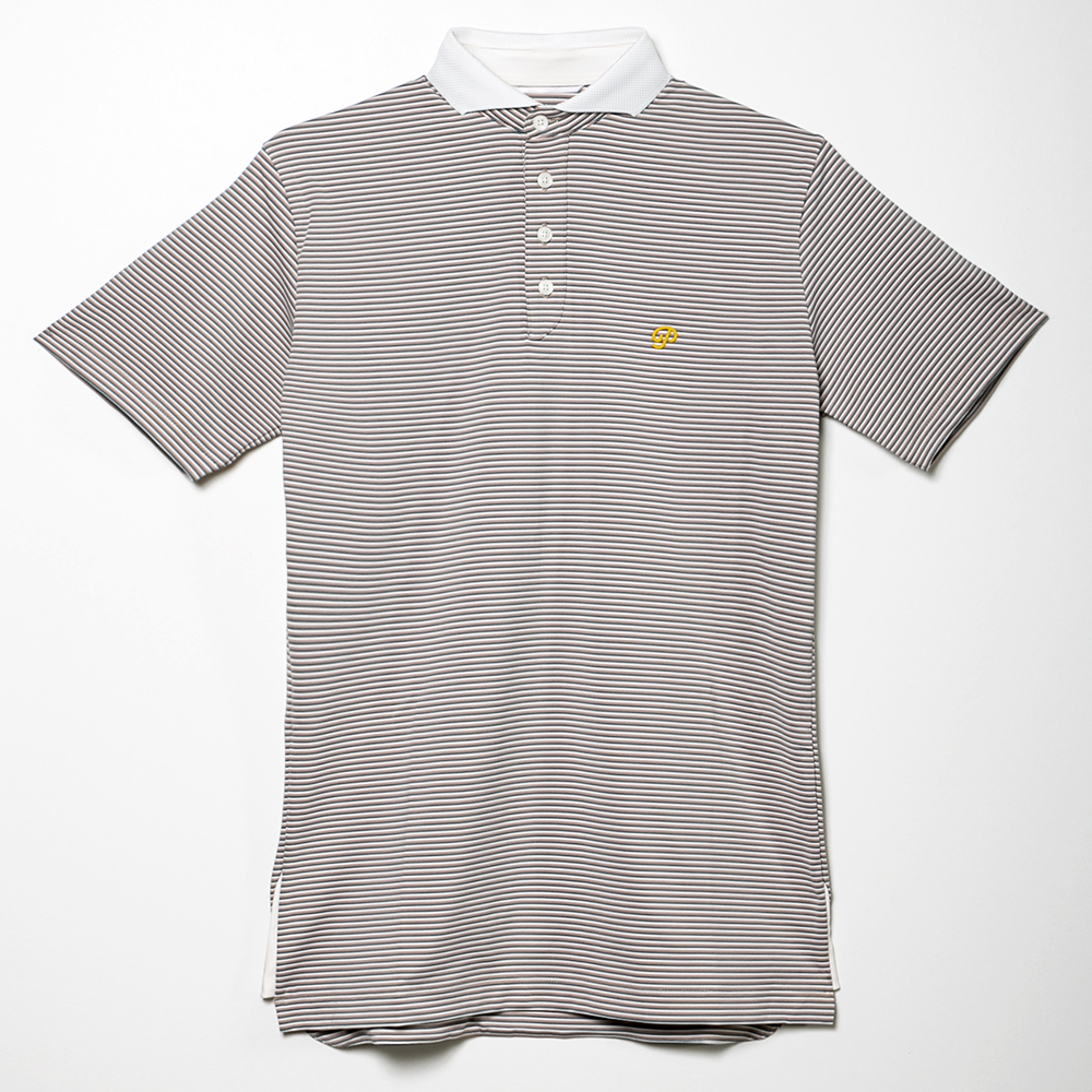 Public Drip パブリックドリップ Men's Athlete Polo ポロ Stripe Navy/Crem ネイビー/クリーム