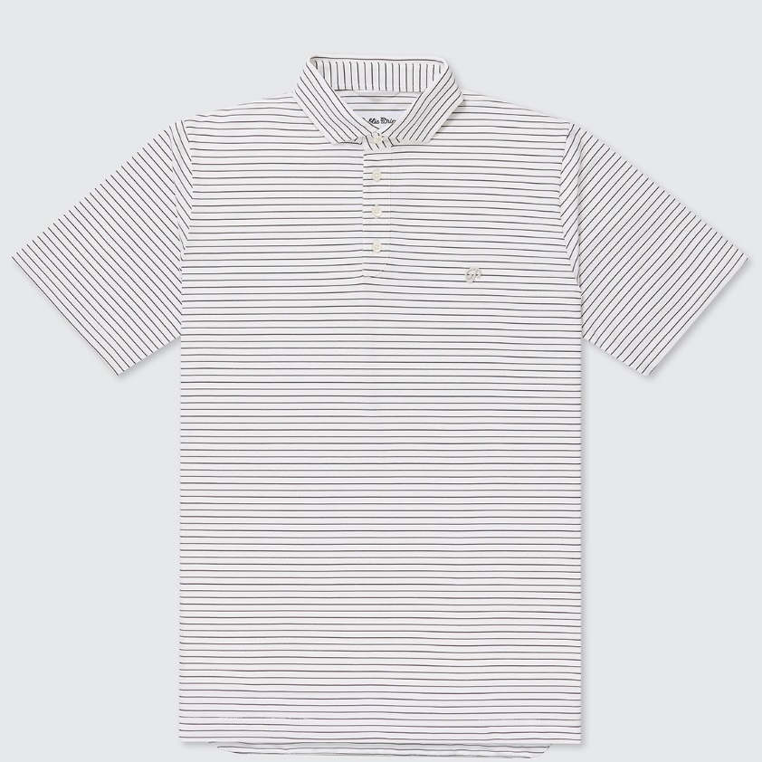 Public Drip パブリックドリップ Men's Performance Polo ポロ Pique ピケ White/Dark Grey ホワイト/ダークグレー