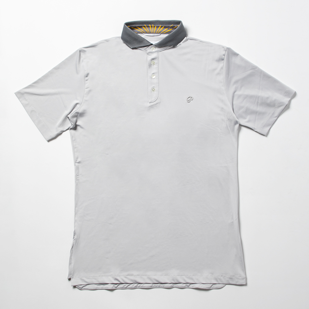 Public Drip Men's Polo Storm Grey