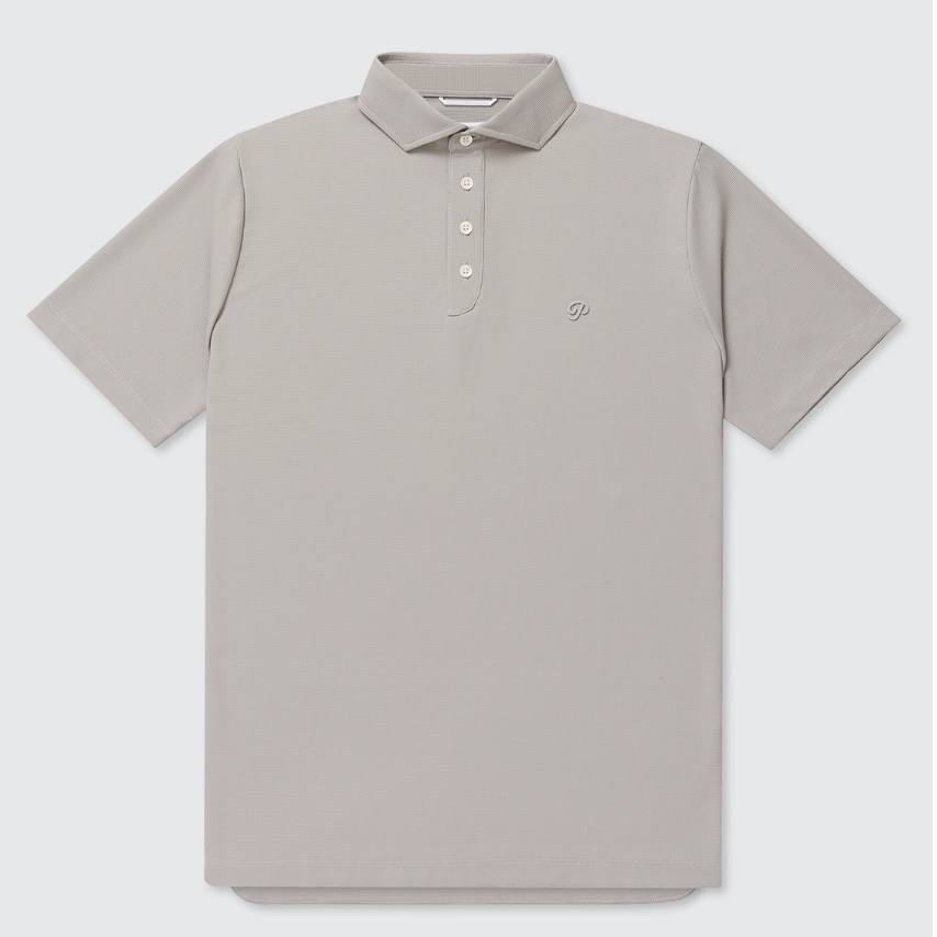 Public Drip パブリックドリップ Men's Waffle Knit Polo ワッフル ニット ポロ Storm グレー