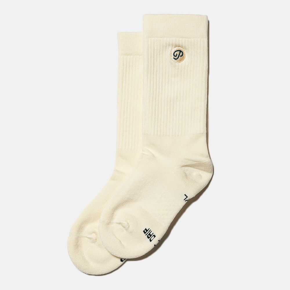 Public Drip パブリックドリップ Men's Athlete Socks ソックス Cream クリーム