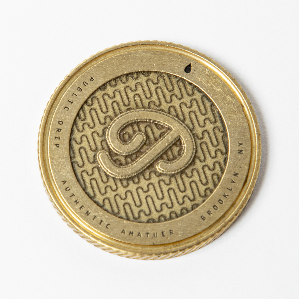 Public Drip パブリックドリップ Authentic Amateur Brass Marker ボールマーカー