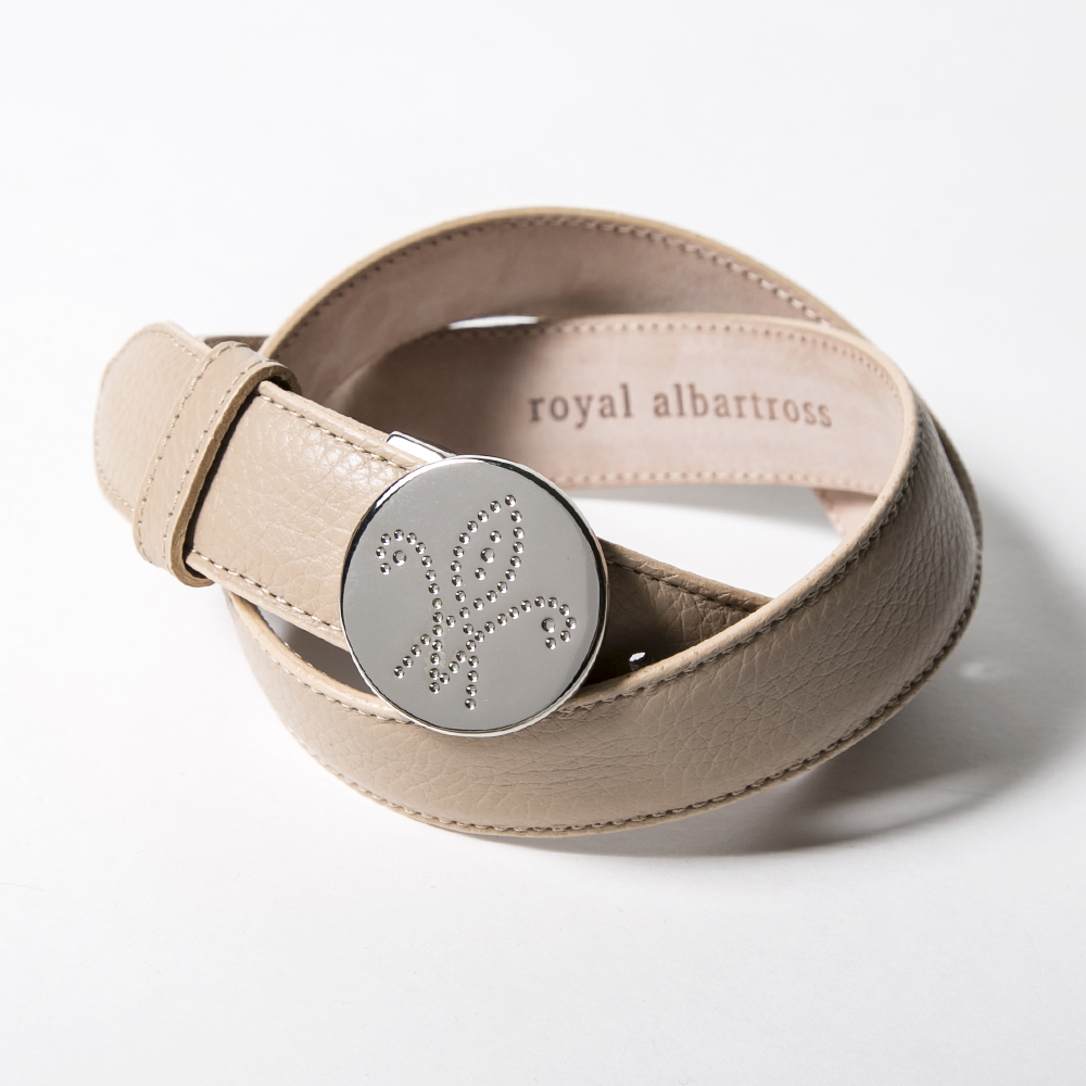 (PRICE DOWN) ROYAL ALBARTROSS LADIES' Belt THE BRONTE  Nude