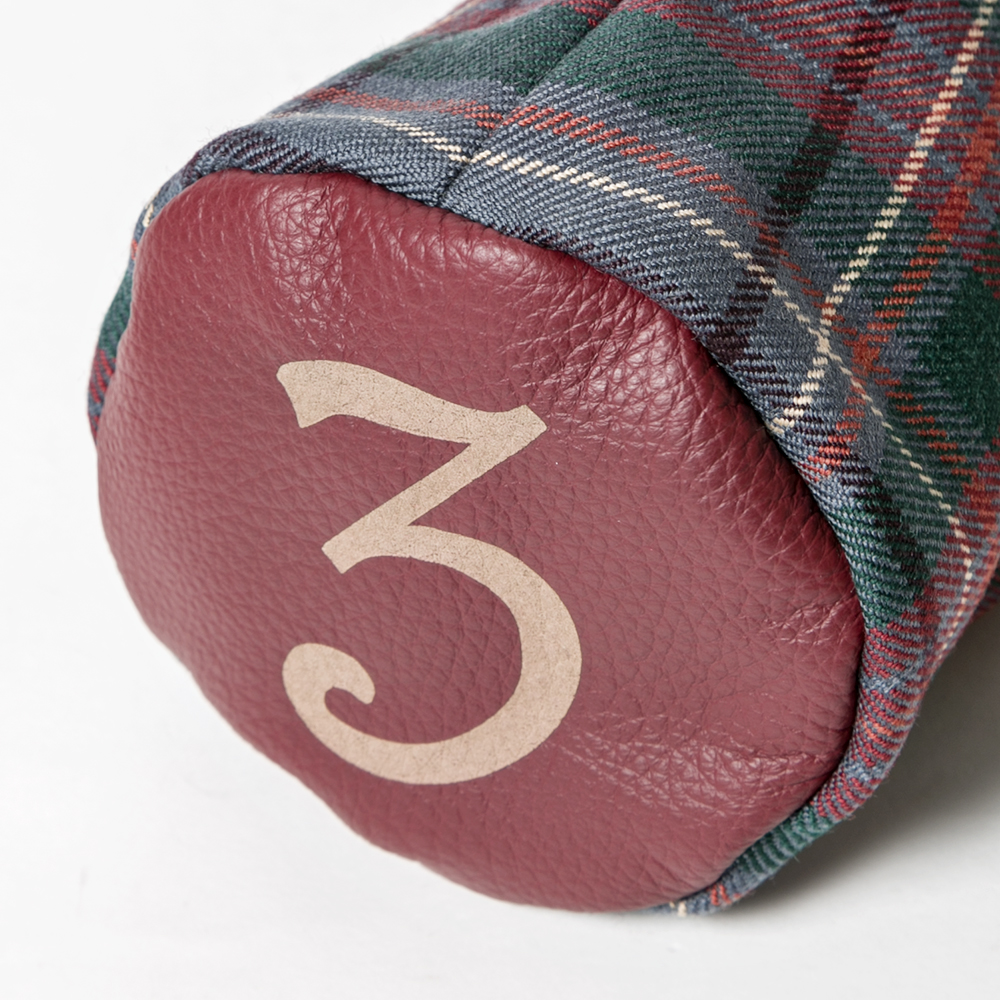 SEAMUS Fairway Wood Cover 3 County Louth Red Leather